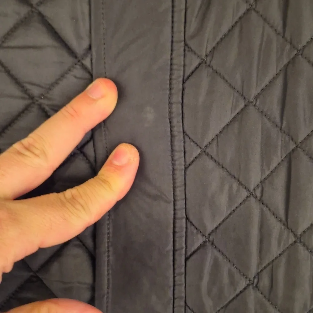 BELSTAFF Romania Black Quilted Sz 54 XL Mens Hunting Style‎ Full Button Vest